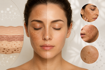 Uneven skin tone and hyperpigmentation in adults