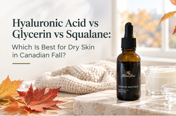Hyaluronic Acid vs Glycerin vs Squalane compare