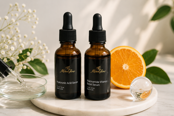 Vitamin C and Hyaluronic Acid Layering