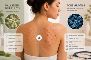Malassezia Folliculitis vs Acne Vulgaris