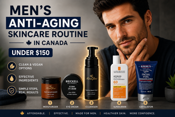 men's anti-aging skincare routine in Canada