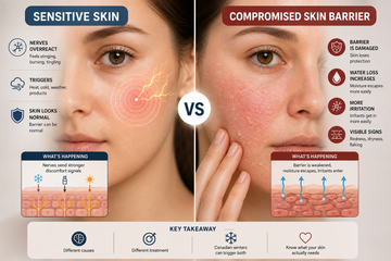 Sensitive vs Compromised Skin Barrier